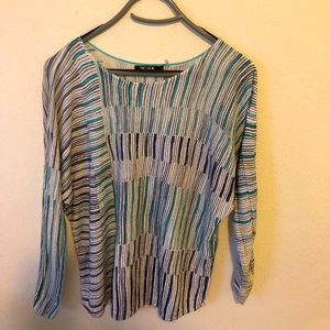 Nic & Zoe, women’s size large, blue\green.
